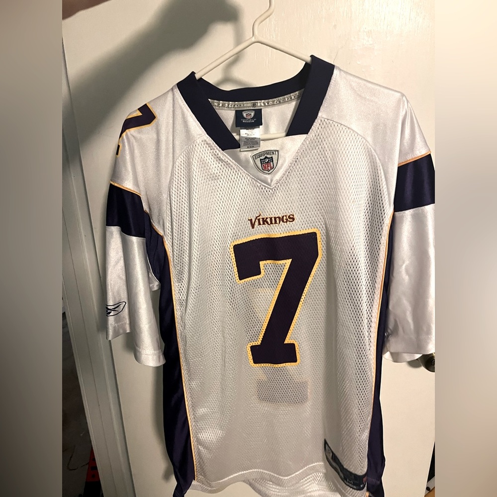 Christian Ponder Men’s Medium Reebok Minnesota Vikings Jersey